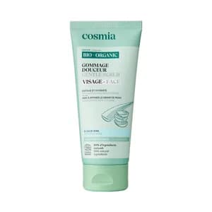 COSMIA Bio Exfoliante facial hidratante con extracto de aloe vera ecológico, para todo tipo de pieles 100 ml.
