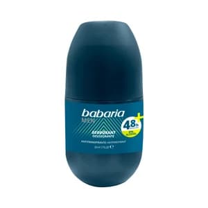 BABARIA Men Desodorante roll on para hombre con protección antitrasnpirante hasta 48 horas 50 ml.