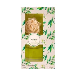 Ambientador con forma de flor 75ml, aroma azahar.