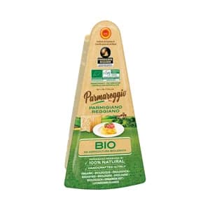 PARMAREGGIO Cuña de queso con D.O.P. Parmigiano Reggiano ecológico 150 g.