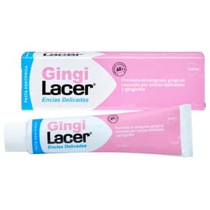 GINGI LACER Pasta de dientes con flúor, para encías delicadas GINGI LACER 75 ml.