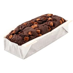 Bizcocho con cacao y trozos de chocolate con leche 250 g.
