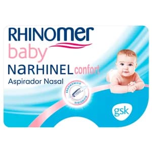 RHINOMER Aspirador de mucosidad + 2 recambios blandos desechables RHINOMER Baby.