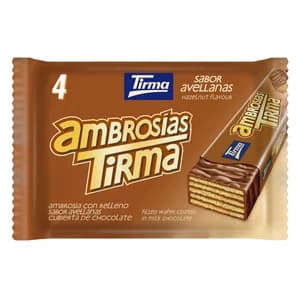 TIRMA Ambrosías de avellana 4 uds. 86 gr.