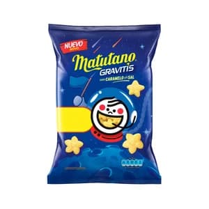 MATUTANO Aperitivo de maíz gravitis con caramelo y/o sal 90gr