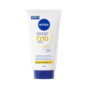 NIVEA Q10 Crema de manos antiarrugas con filtros UV 75 ml.