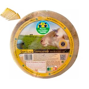 ALCAMPO CULTIVAMOS LO BUENO Queso de oveja semicurado, leche cruda - Tapeo 3 a 5 mm