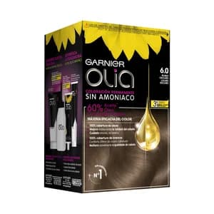 GARNIER Tinte de pelo permanente color rubio oscuro 6.0 GARNIER Olia.