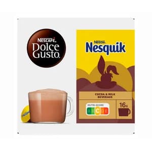 DOLCE GUSTO NESQUIK Bebida de chocolate en cápsulas 16 uds. 256 g.