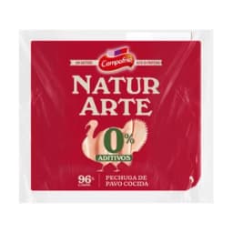 CAMPOFRIO Naturarte Pechuga de pavo cocida, cortada en lonchas 85 g.