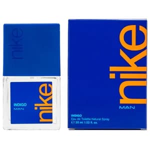 Eau de toilette para hombre con vaporizador en spray NIKE Indigo 30 ml.