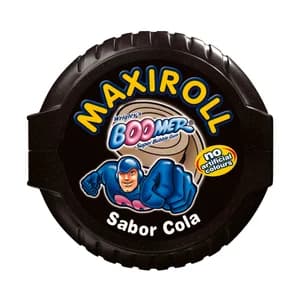BOOMER Chicle Maxi Roll Fun sabor fresa 56 g.