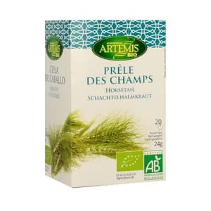 ARTEMIS BIO Infusión de cola de caballo procedente de agricultura ecológica ARTEMIS BIO 20 bolsitas