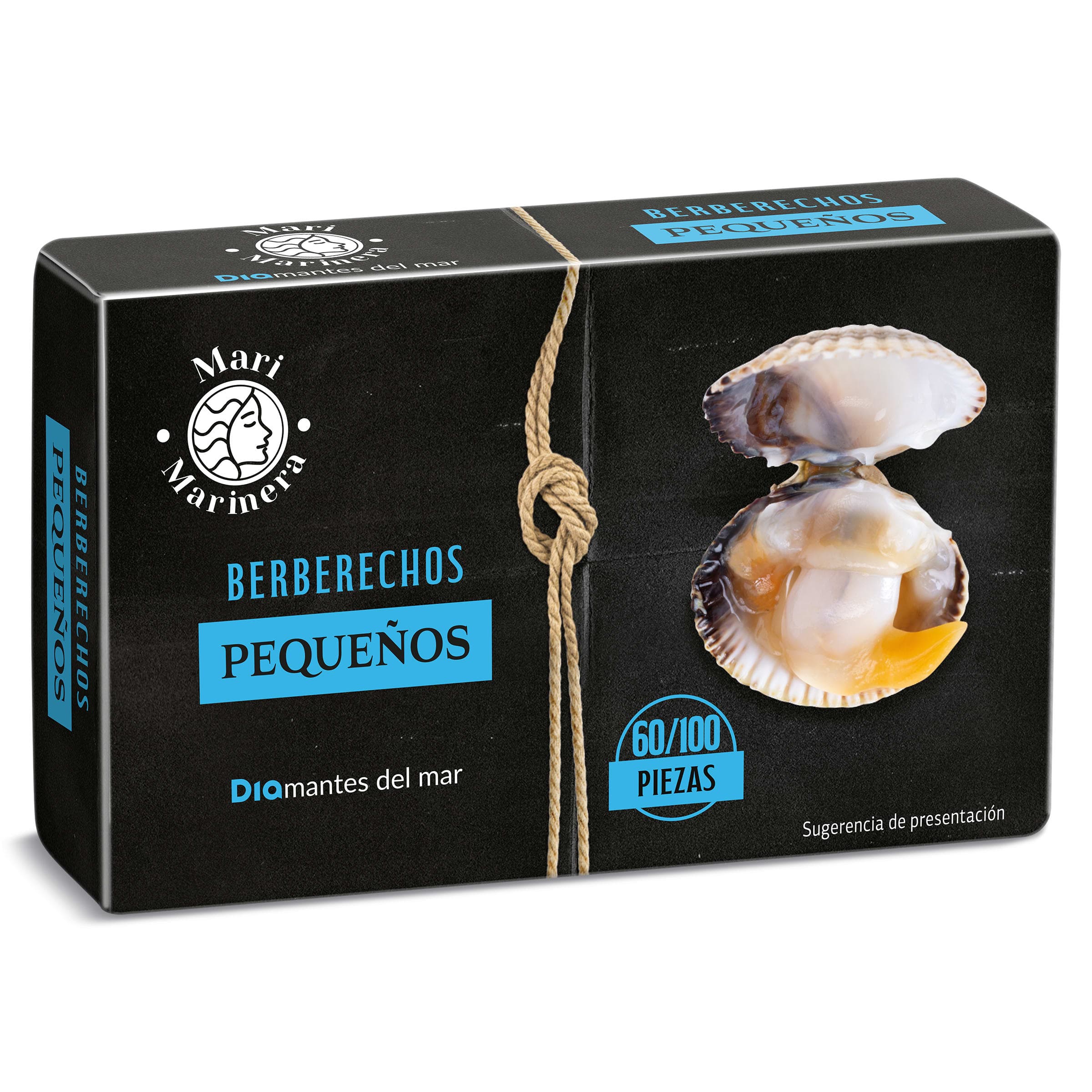 Berberechos al natural 60/100 piezas Dia Mari Marinera 63 g