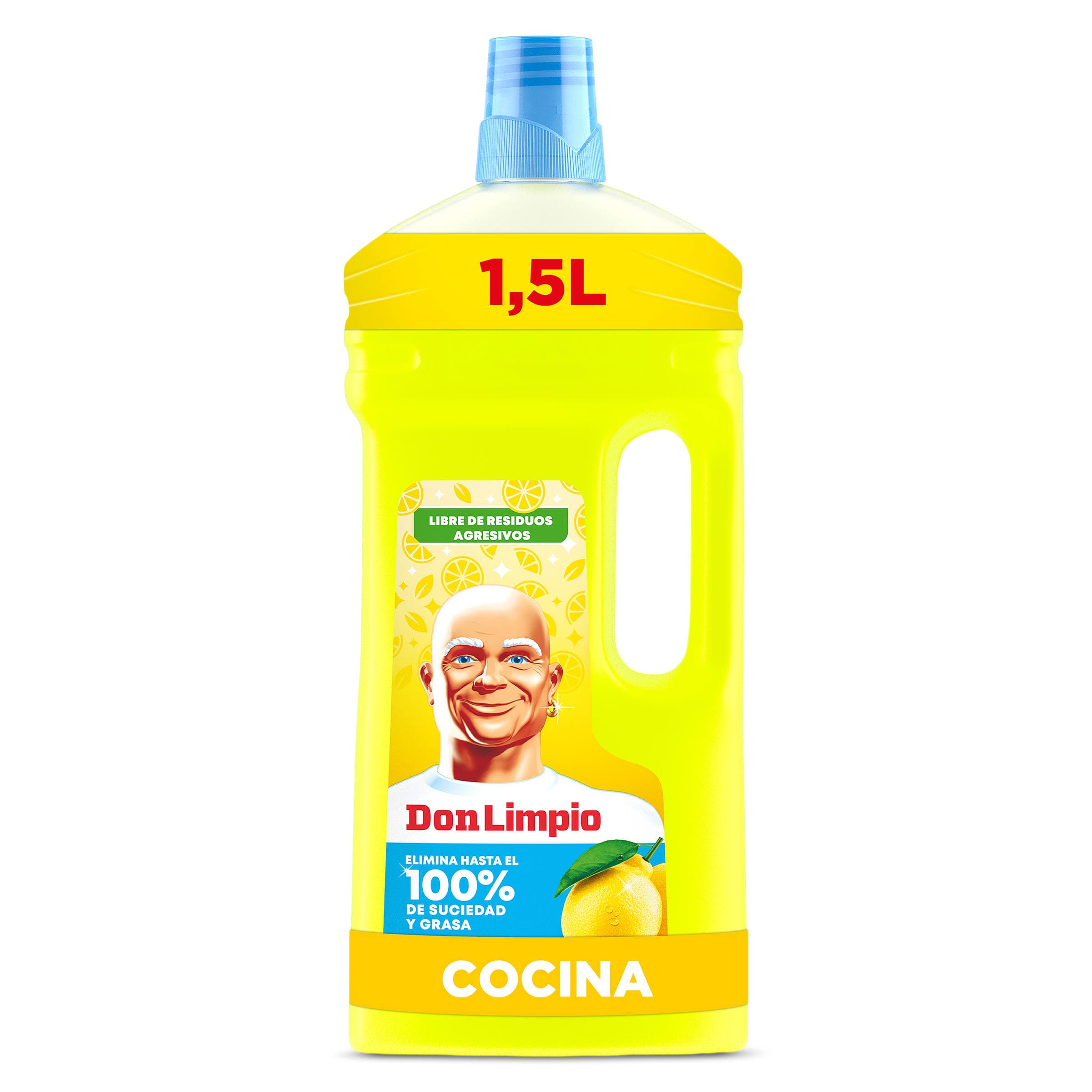 Limpiador multiusos básico aroma limón Don Limpio botella 1.5 L