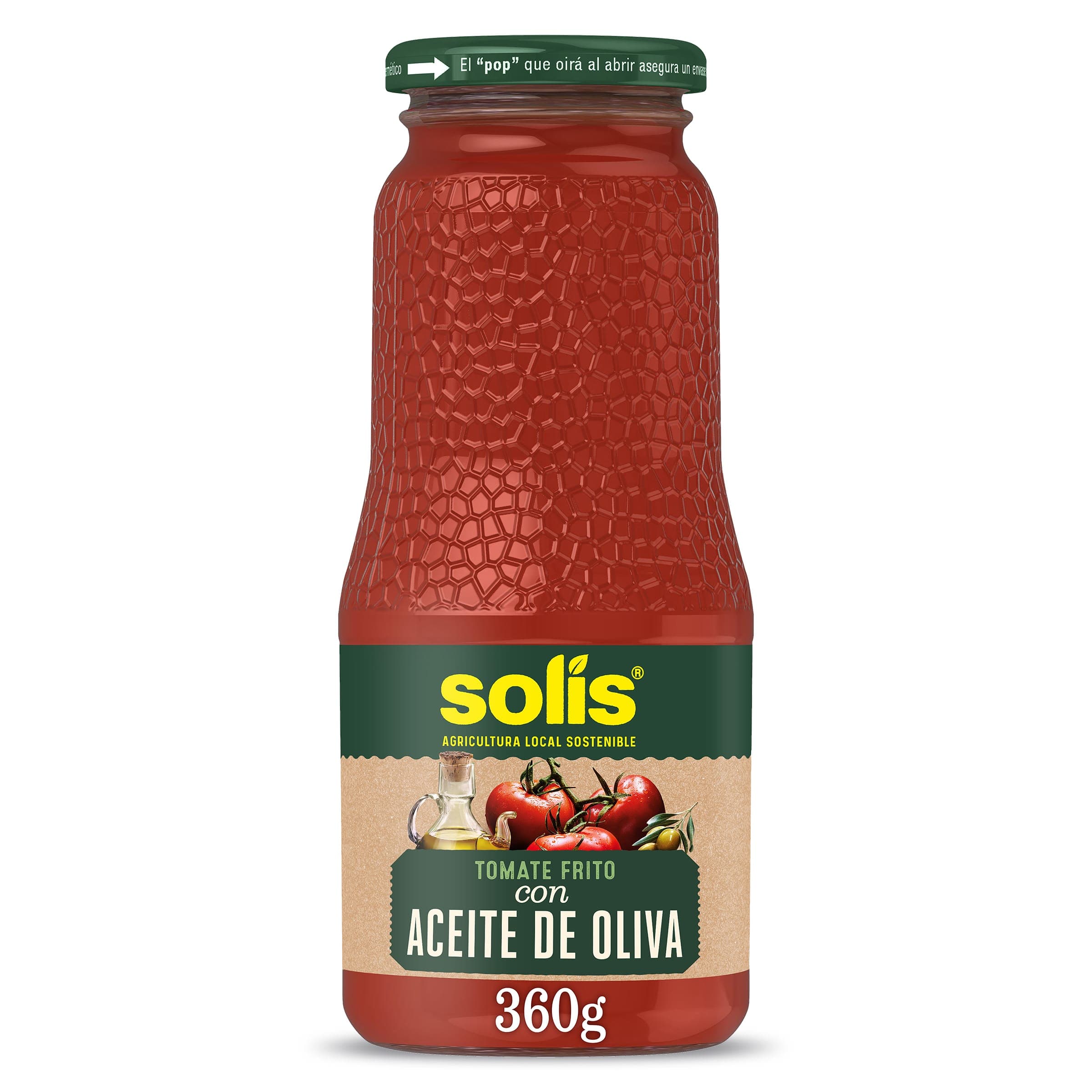 Tomate frito con aceite de oliva Solís 360 g