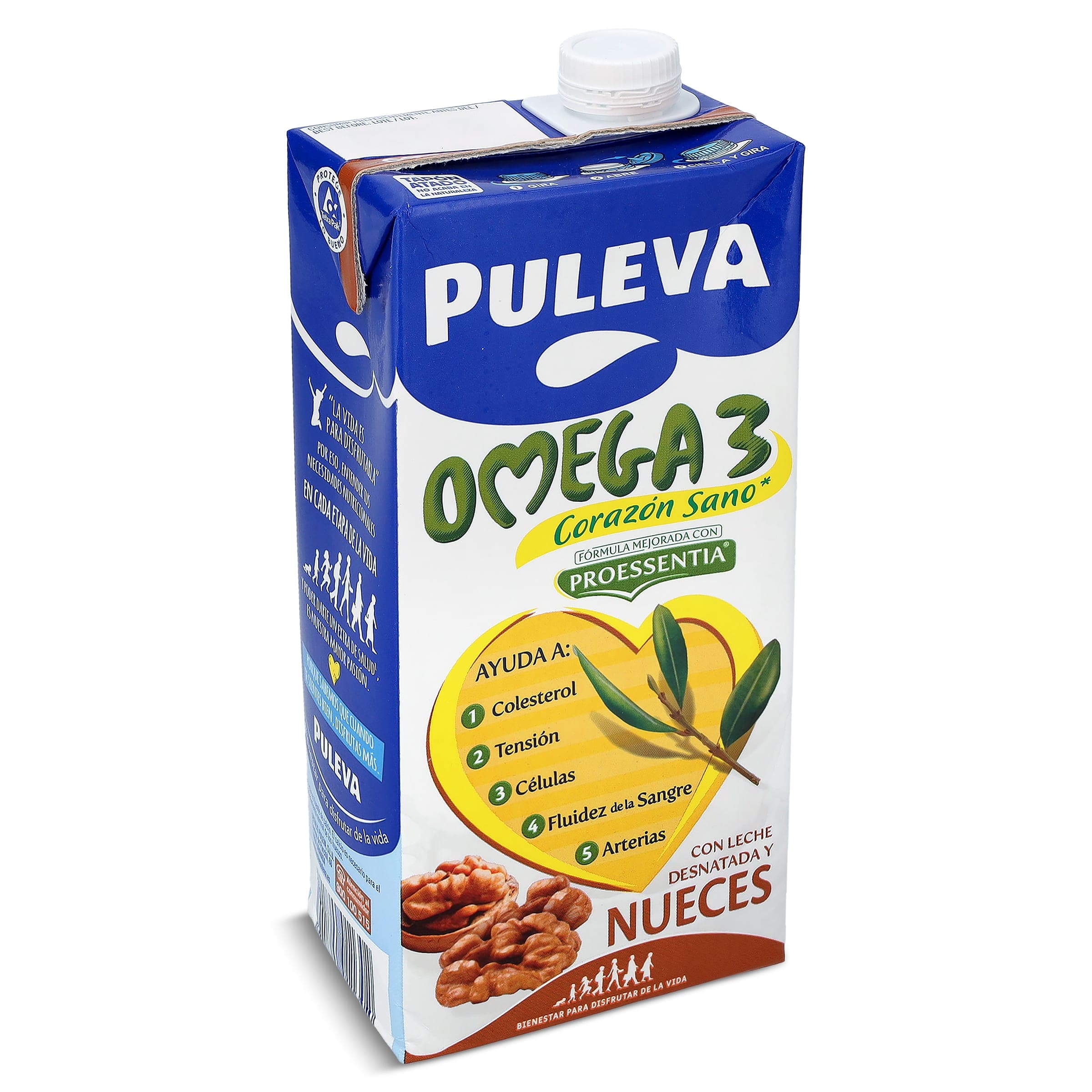 Bebida láctea omega 3 con nueces Puleva 1 L