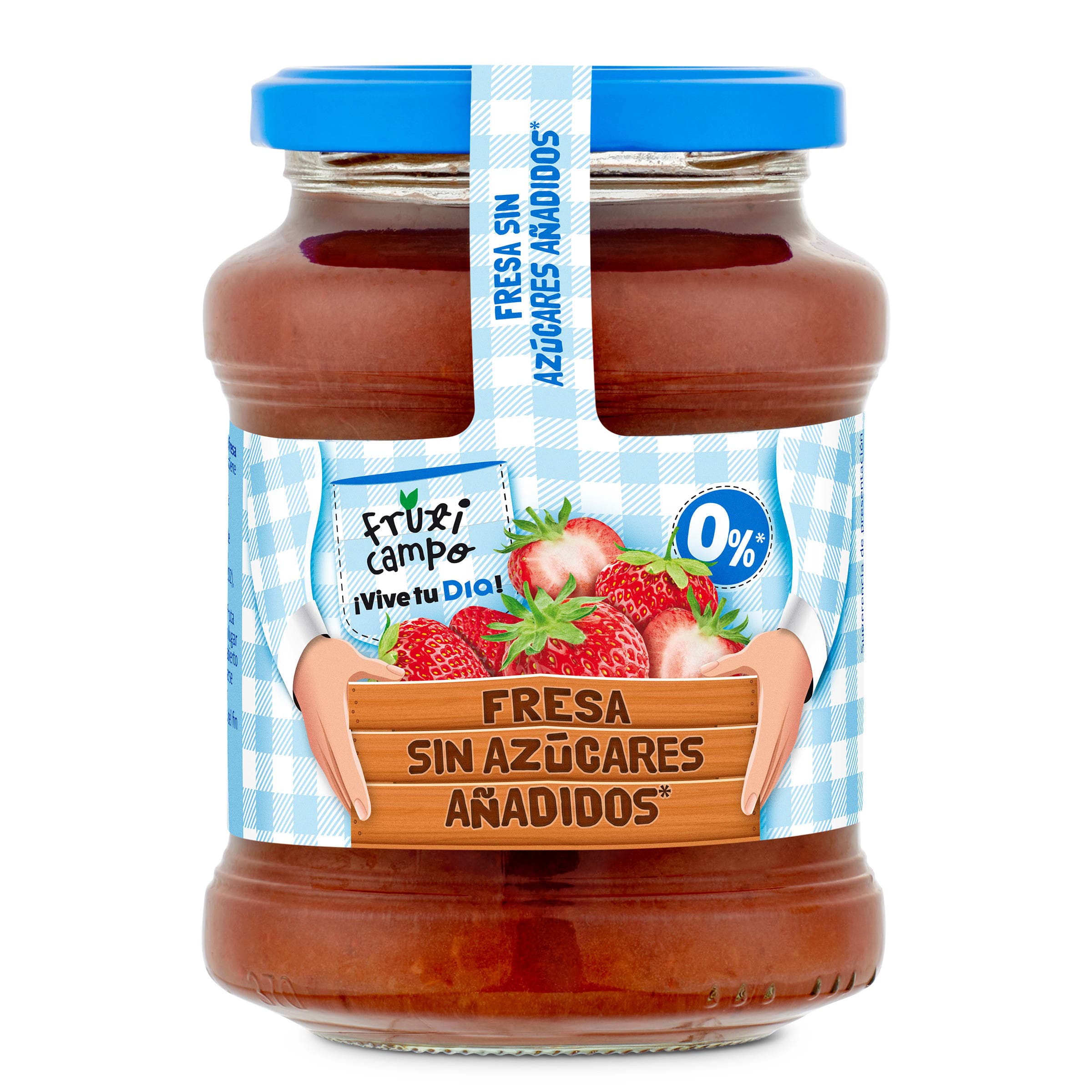 Mermelada de fresa 0% sin azúcares añadidos Dia Fruticampo frasco 330 g