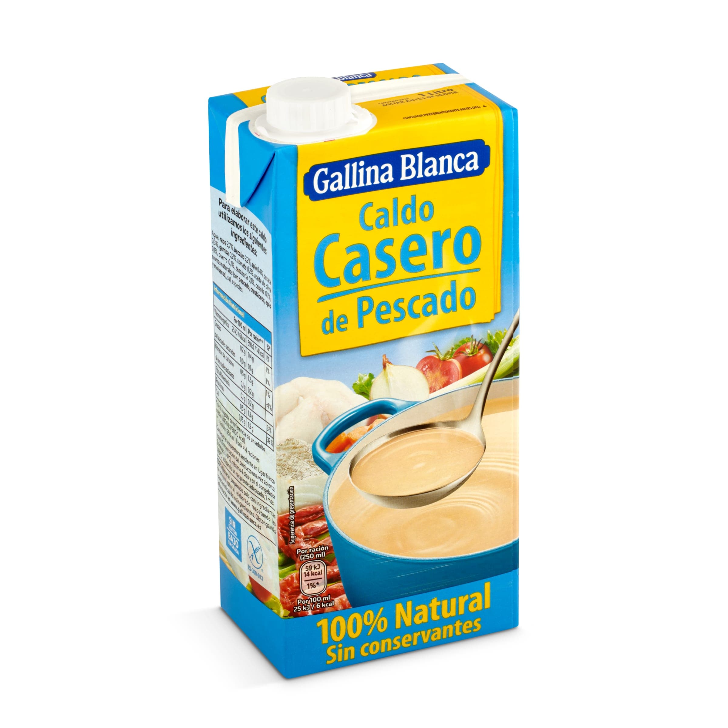 Caldo de pescado Gallina Blanca 1 L