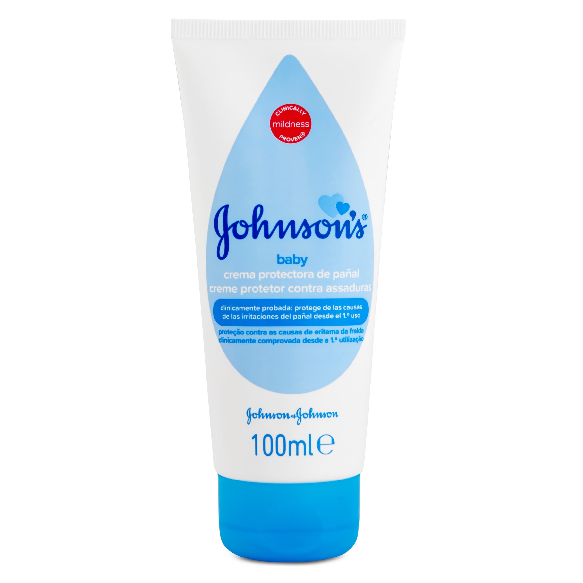 Crema protectora de pañal Johnson tubo 100 ml