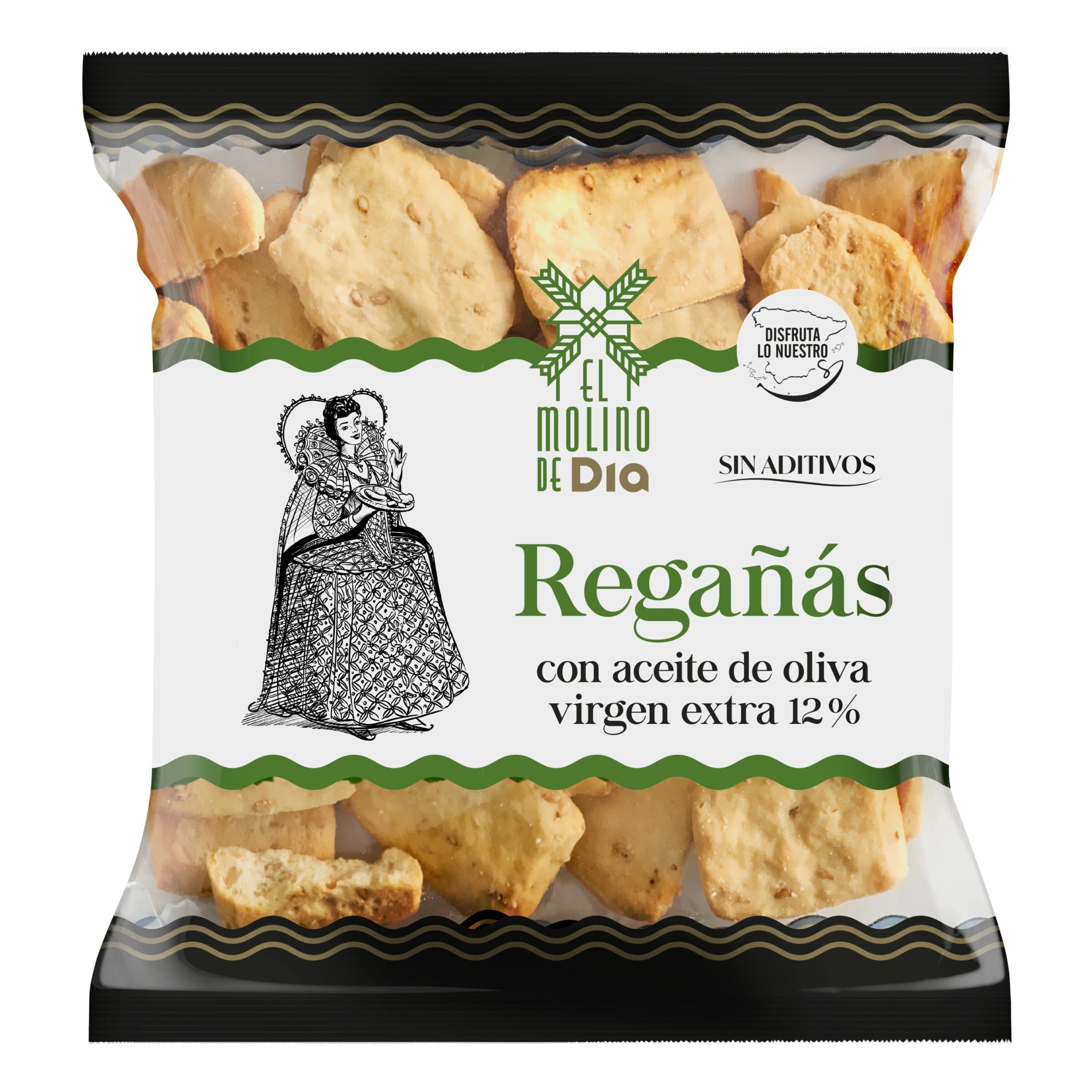 Regañás con aceite de oliva virgen extra El molino de Dia 150 g