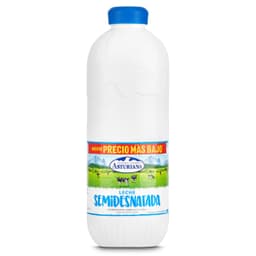 Leche semidesnatada Central Lechera Asturiana botella 2.2 L