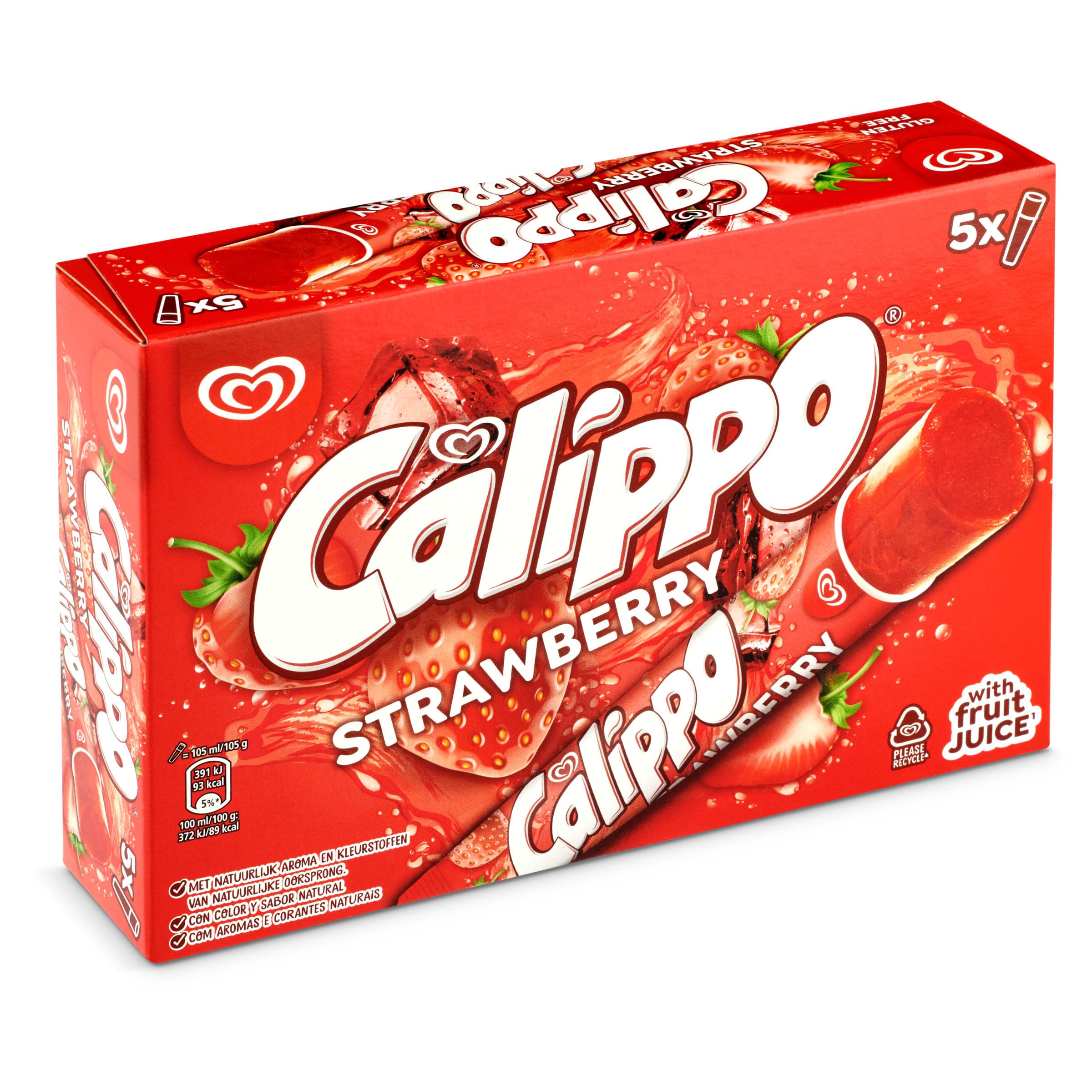 Calippo fresa Frigo 5 x 105 g