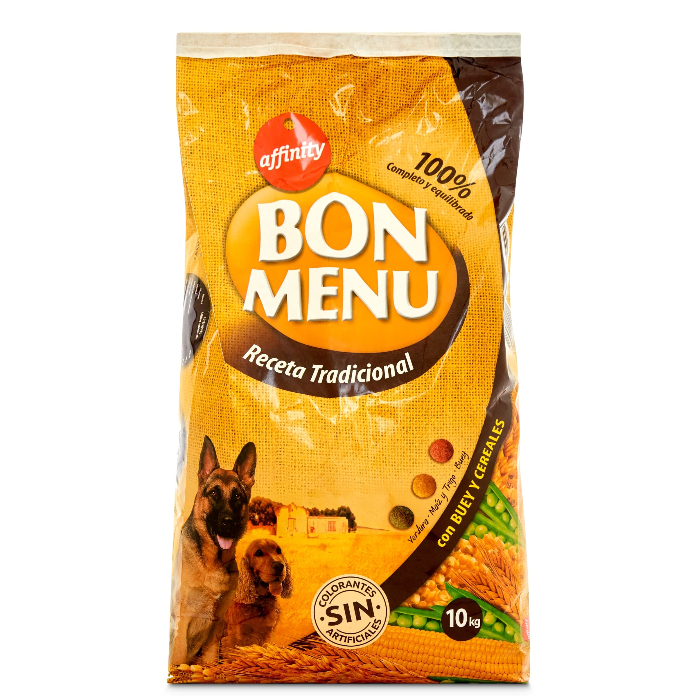 Alimento para perros receta tradicional Bon menu bolsa 10 Kg