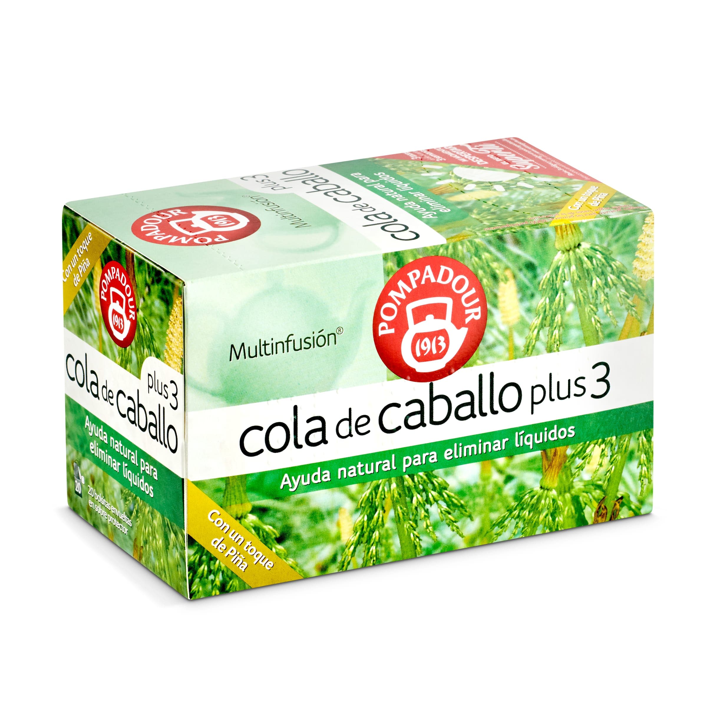 Infusión de cola de caballo Pompadour 20 unidades
