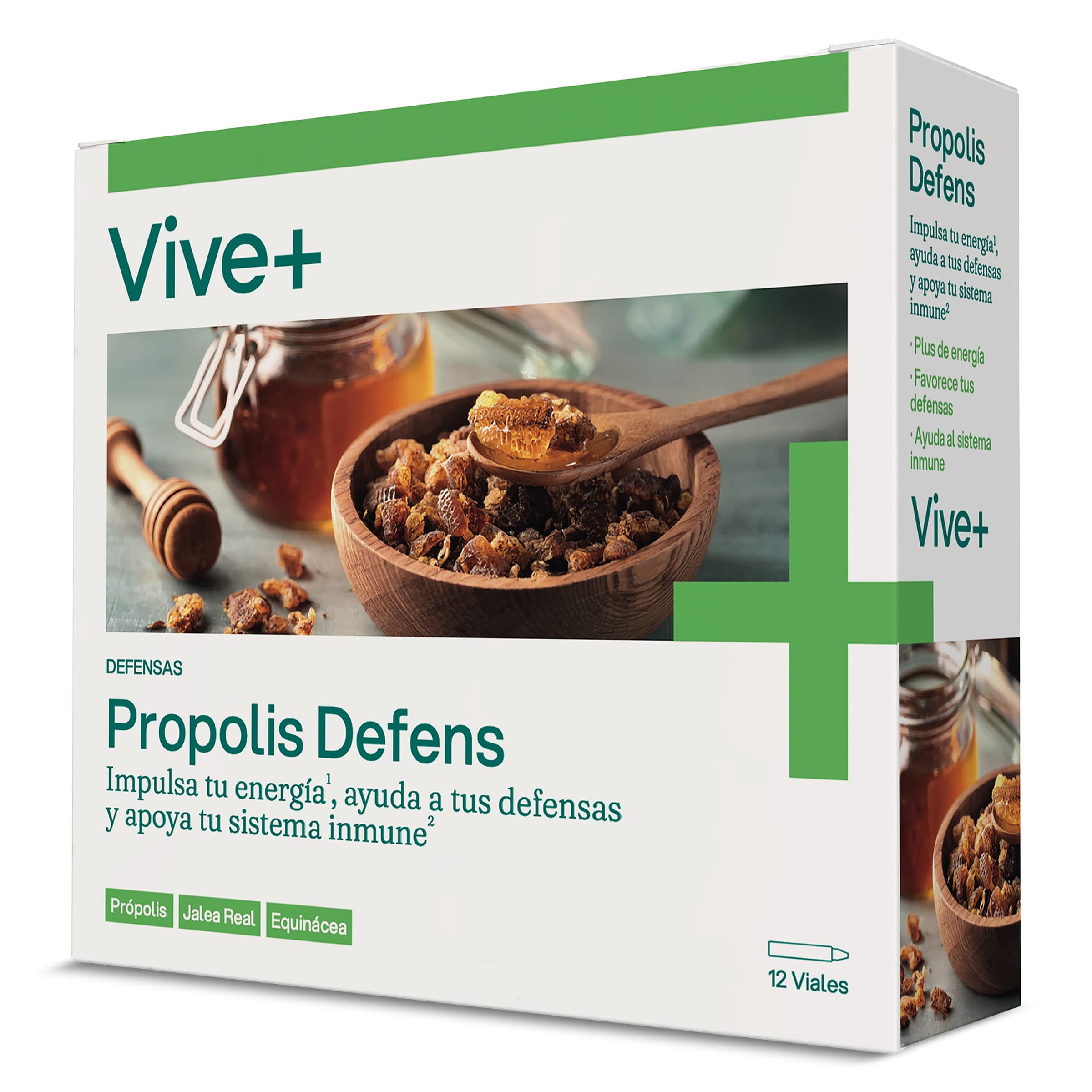 Própolis y jalea real + equinácea Vive+ caja 12 unidades