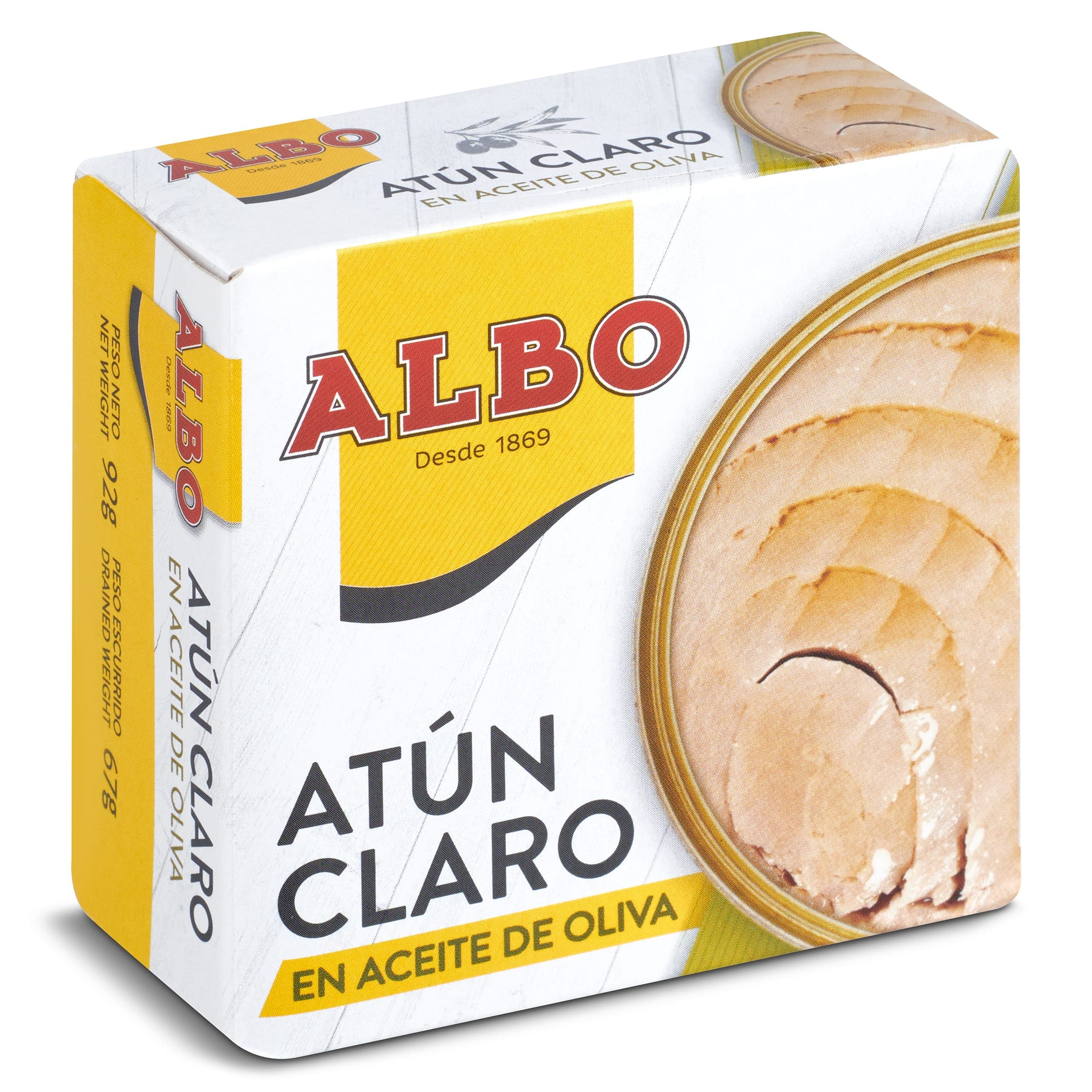Atún claro en aceite de oliva Albo 67 g