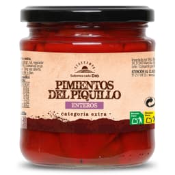 Pimientos del piquillo enteros Dia Vegecampo 260 g