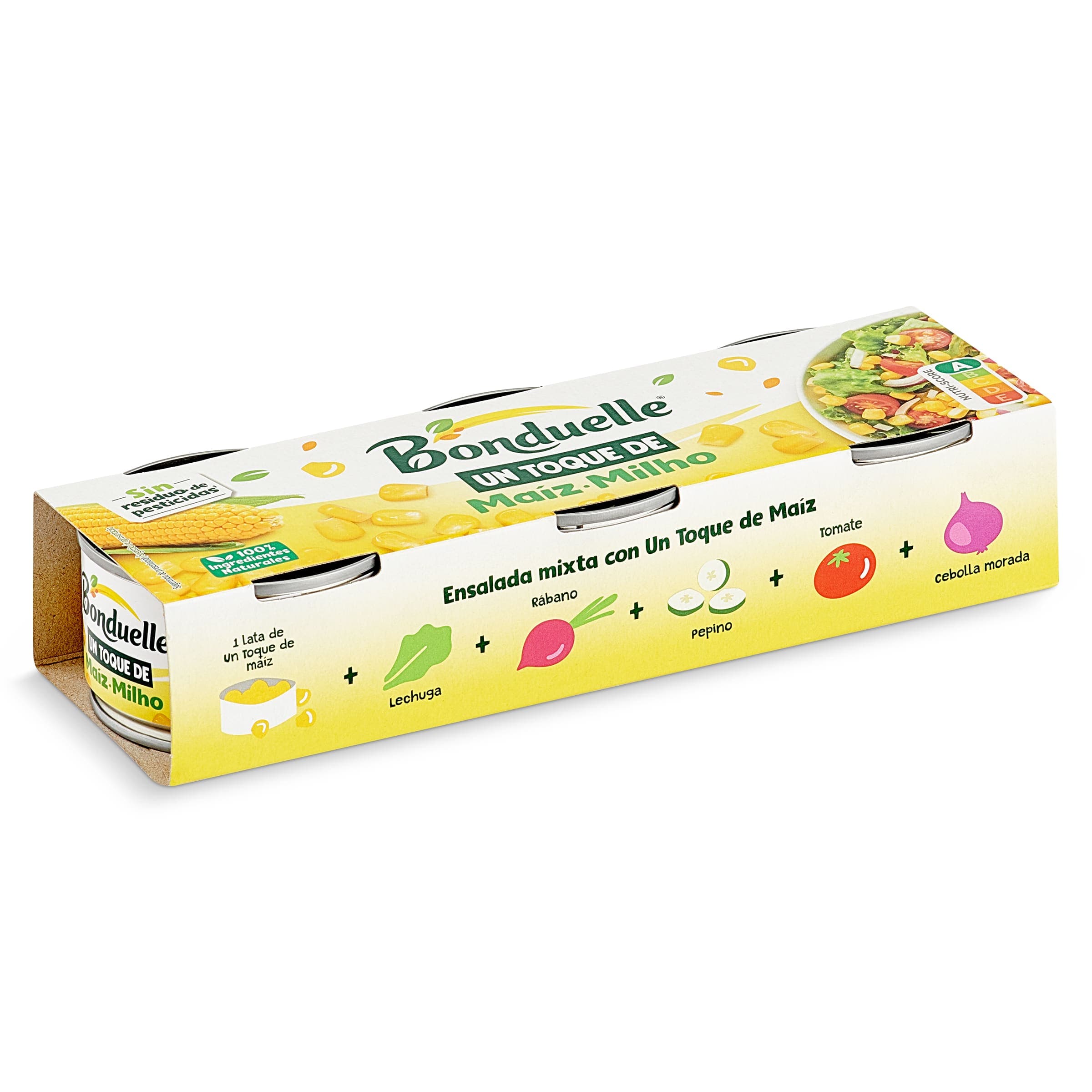 Maíz dulce Bonduelle 3 x 70 g