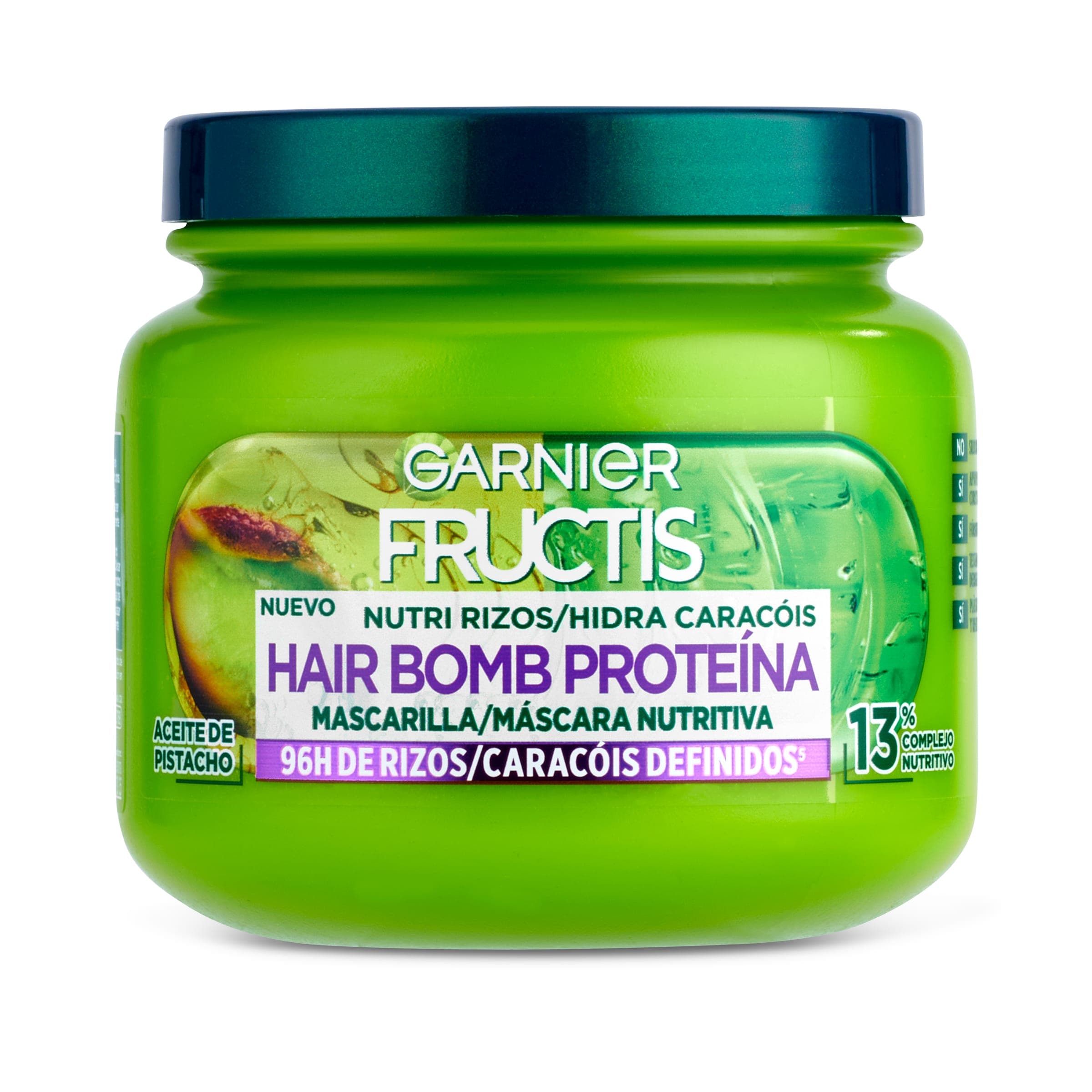 Mascarilla hidra rizos cabello rizo u ondulado Fructis bote 320 ml
