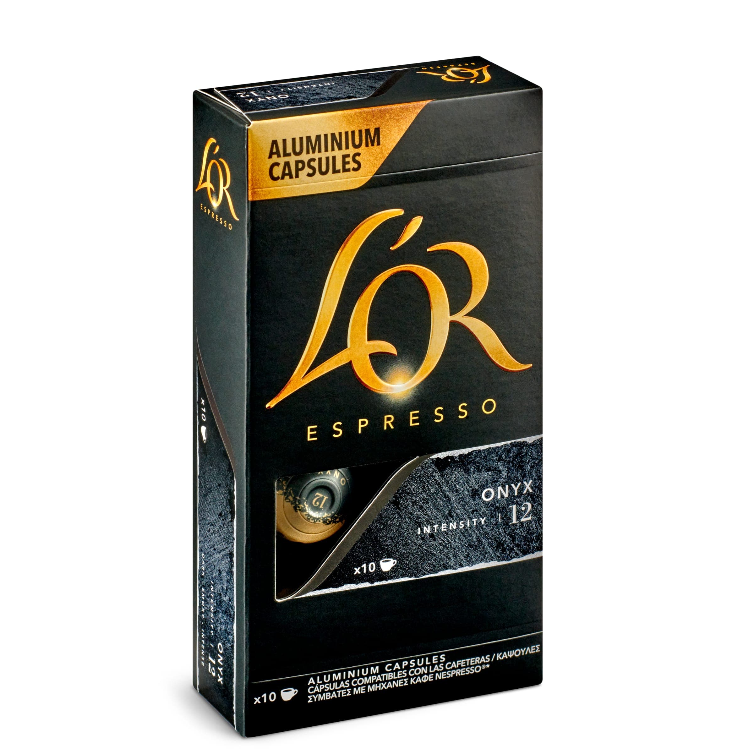 Cápsulas de café onyx L'Or 10 unidades