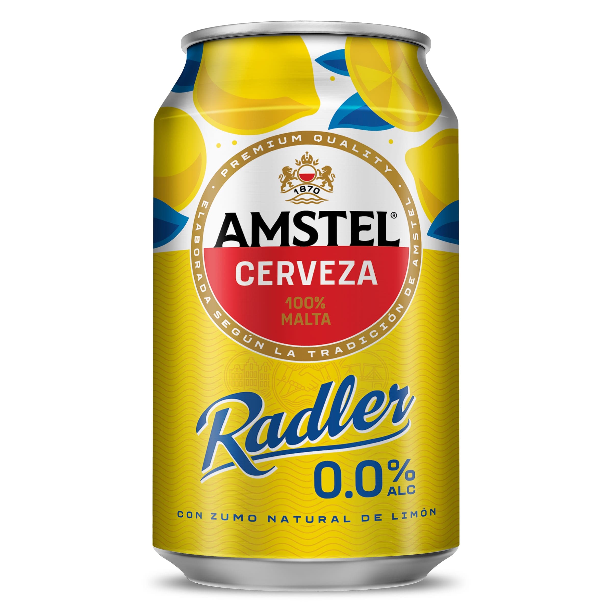 Cerveza radler sin alcohol Amstel 33 cl