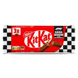Barritas de galleta recubiertas de chocolate Kit Kat bolsa 3 x 41 g