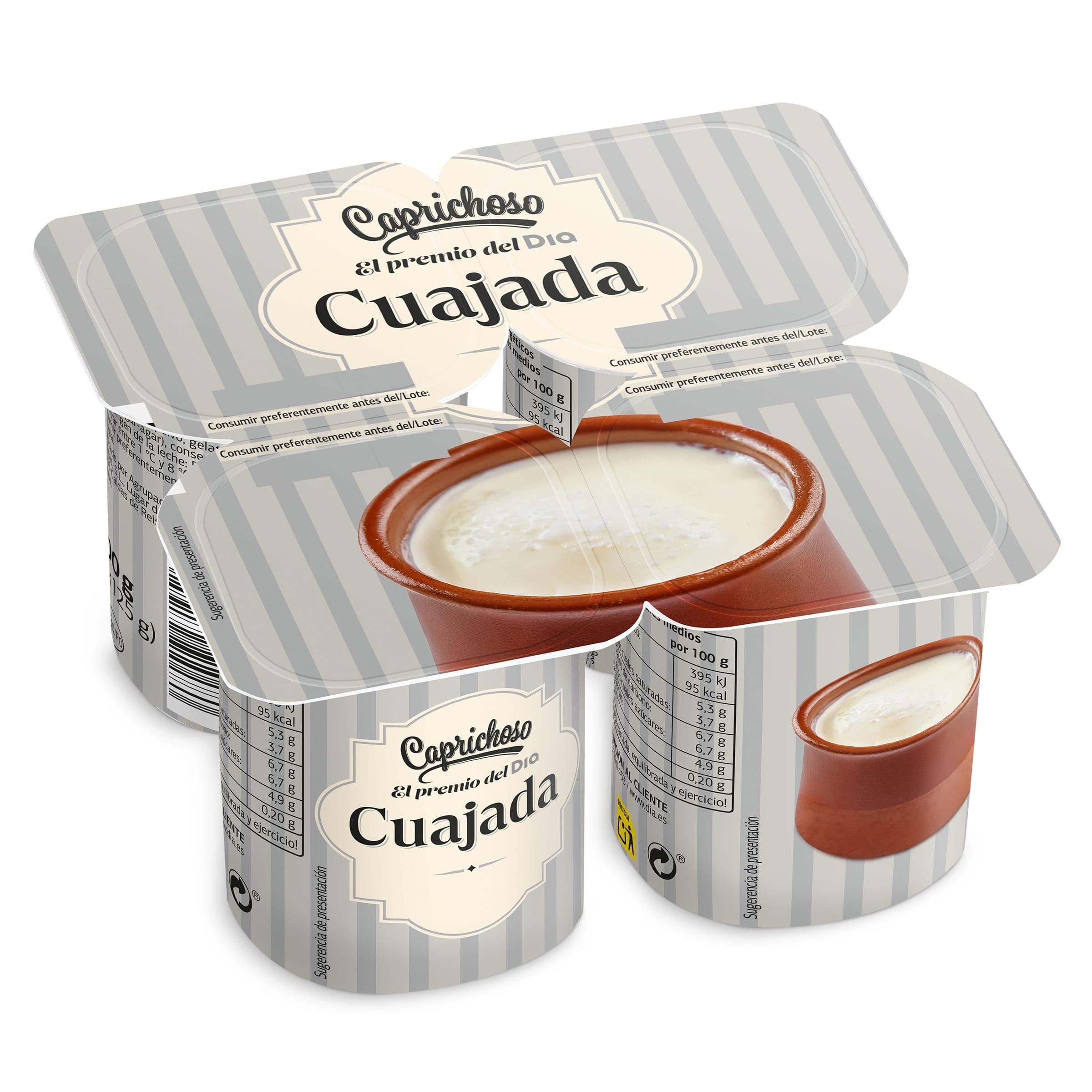 Cuajada Dia Caprichoso pack 4 x 125 g