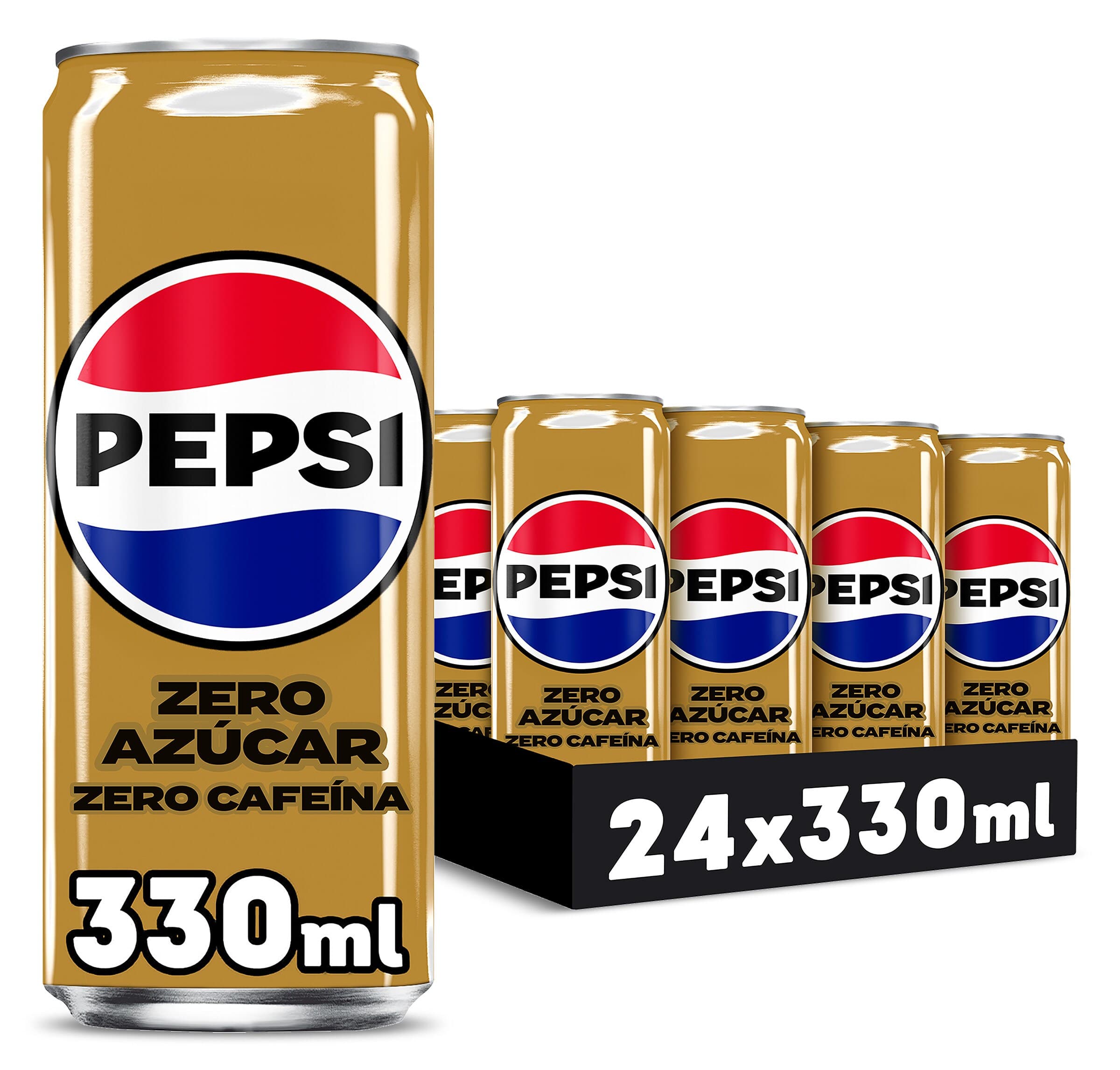 Pepsi zero azúcar zero cafeína pack 24 x 330 ml
