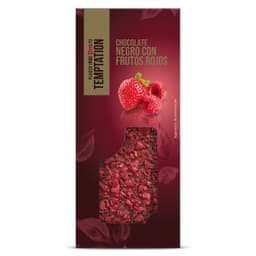 Chocolate negro con frutos rojos Dia Temptation 100 g