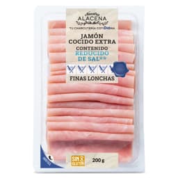 Jamón cocido reducido en sal Dia Nuestra Alacena 200 g