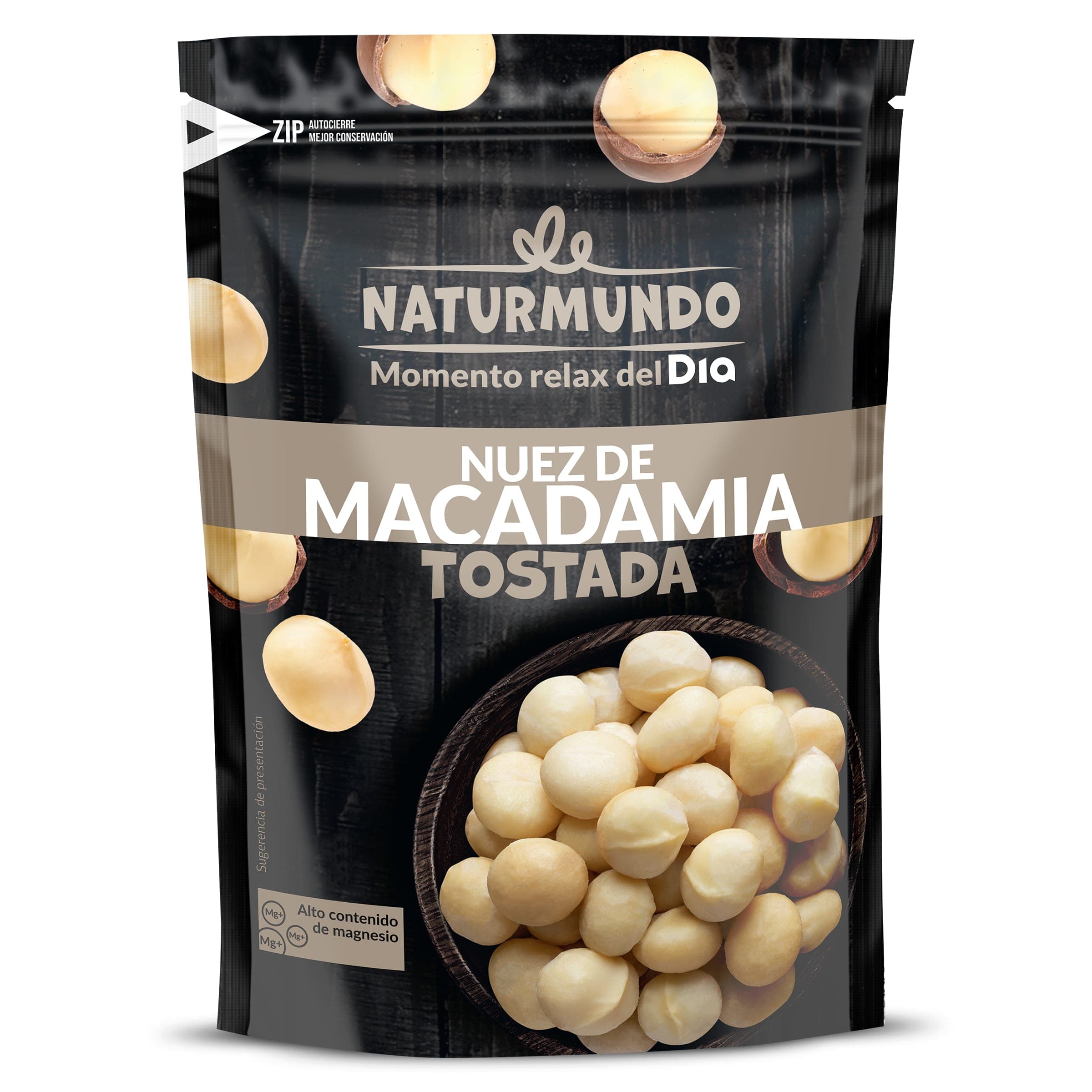 Nuez de macadamia tostada con sal Dia Naturmundo 100 g