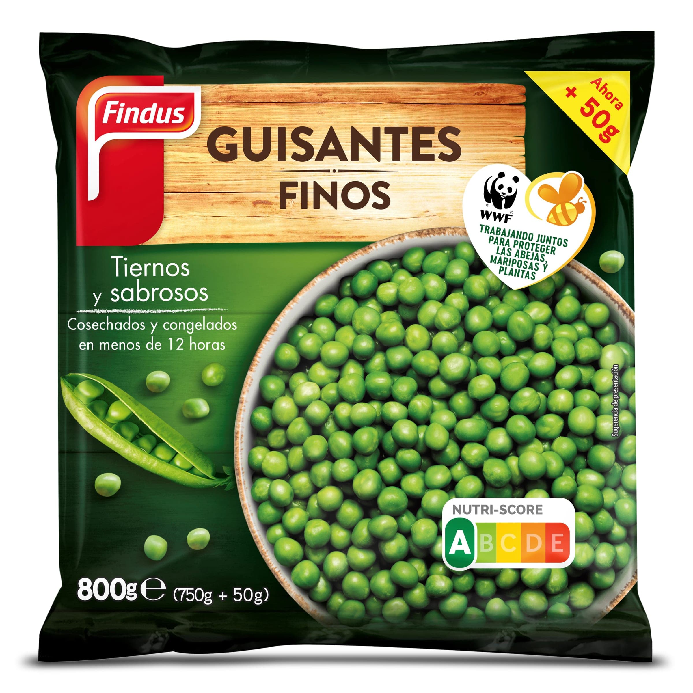 Guisantes finos Findus 800 g