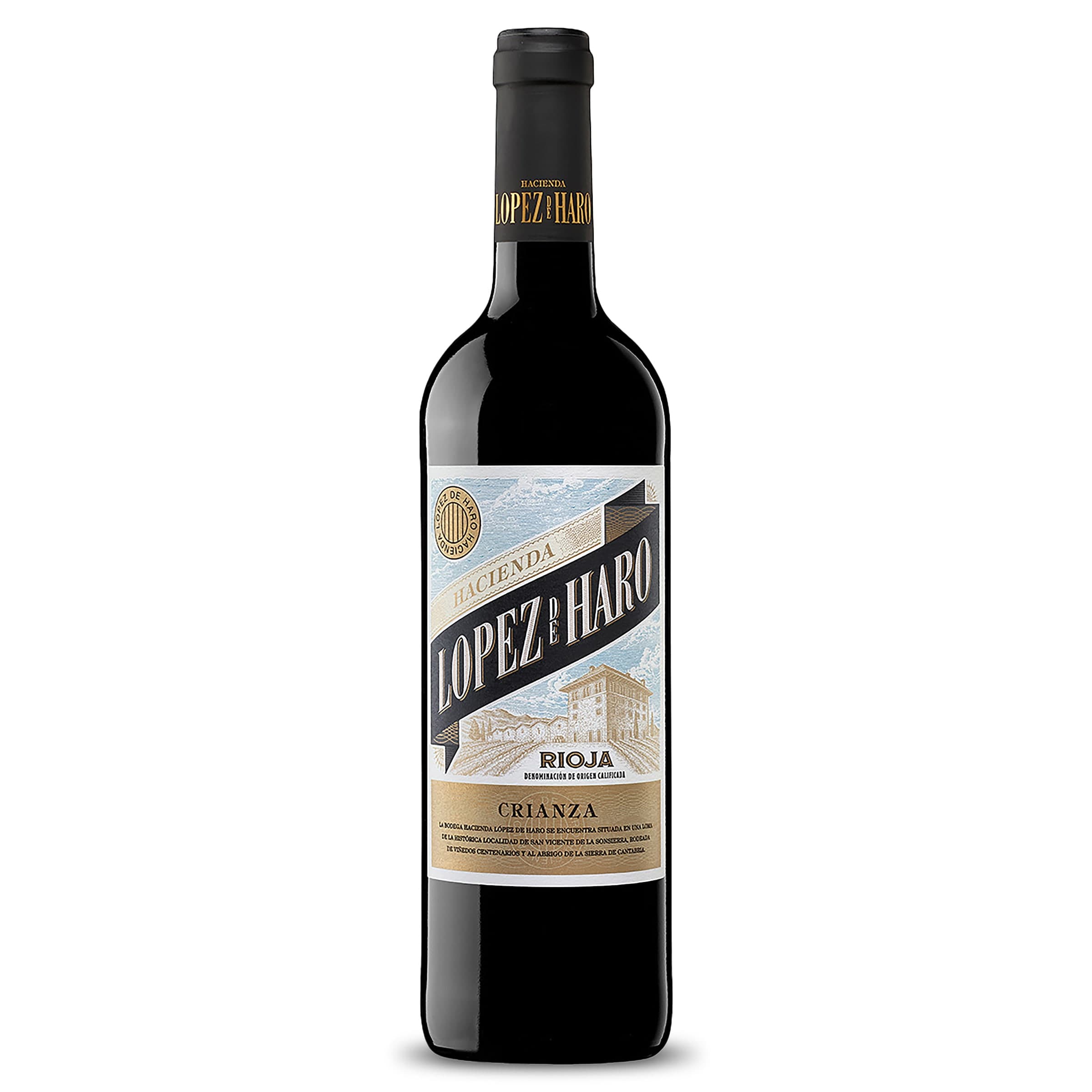 Vino tinto crianza D.O. Rioja López de Haro 75 cl