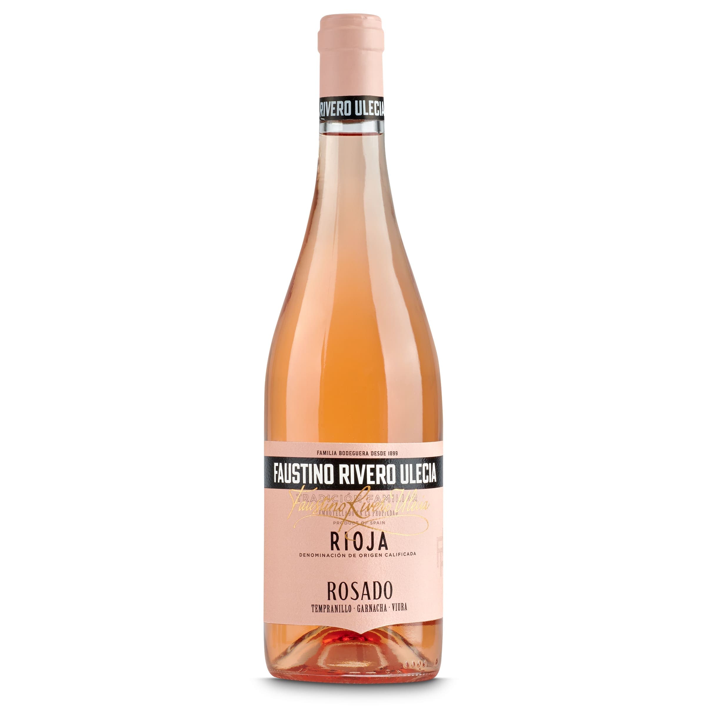 Vino rosado do rioja Faustino Rivero 75 cl