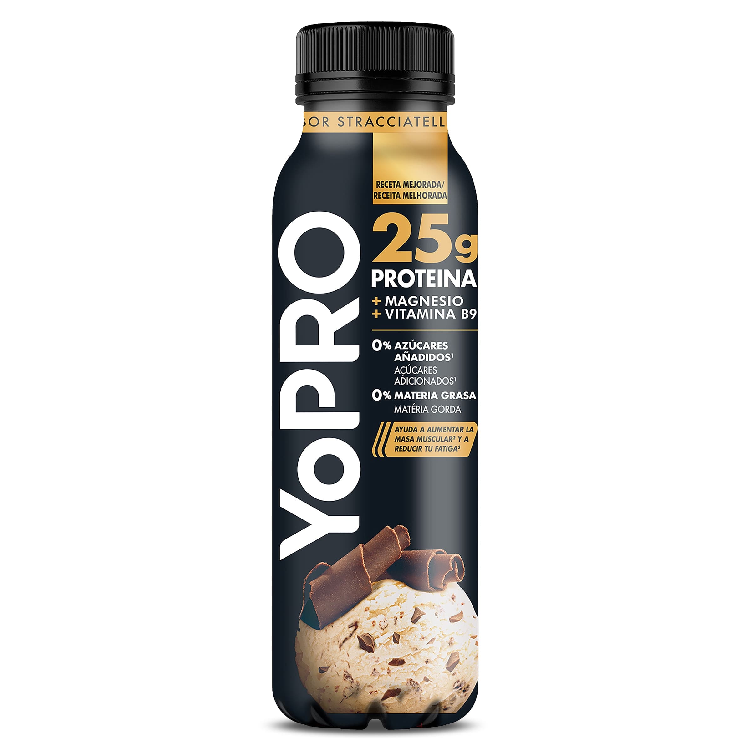 Bebida con proteínas sabor stracciatella Yopro botella 300 g