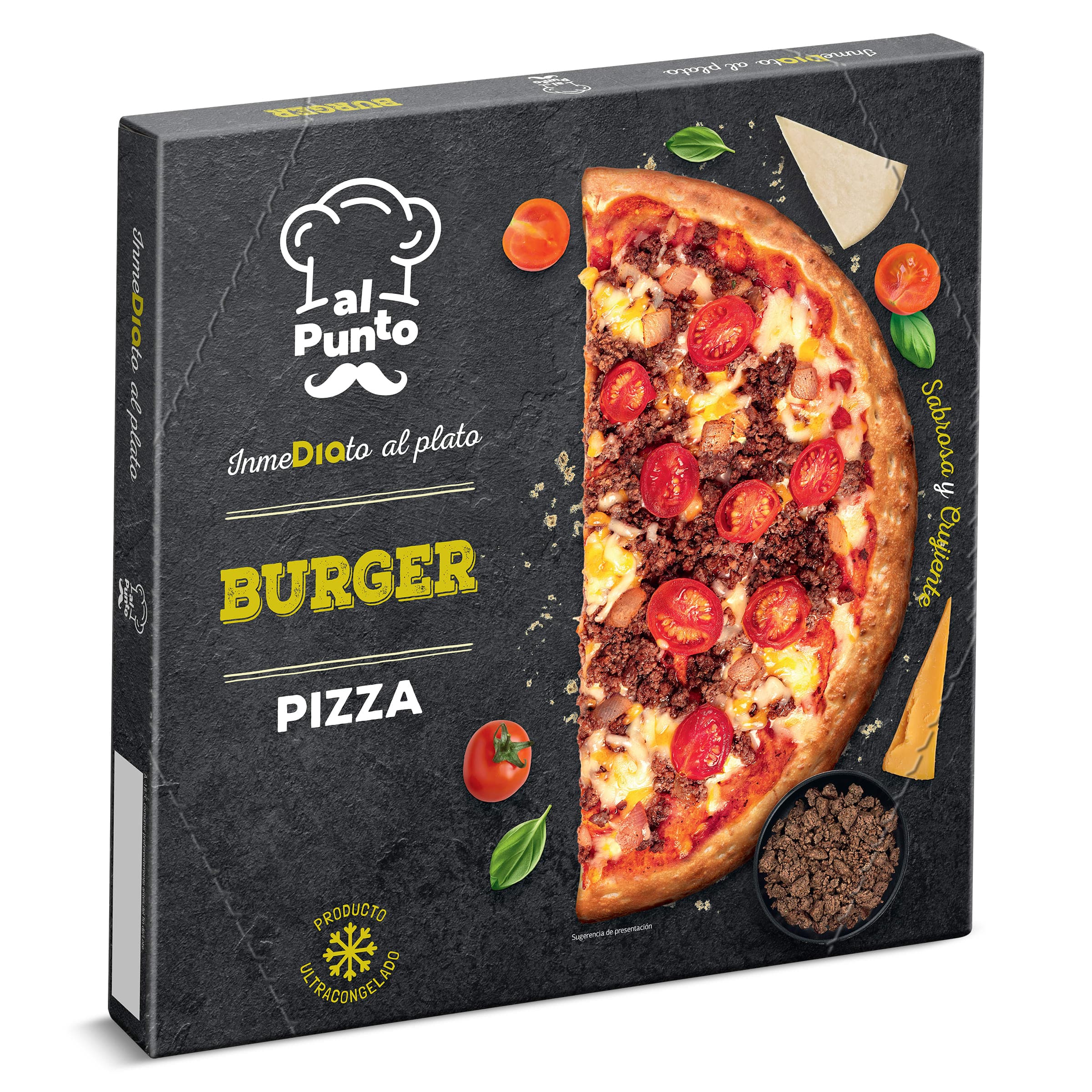 Pizza burger Dia Al Punto 445 g