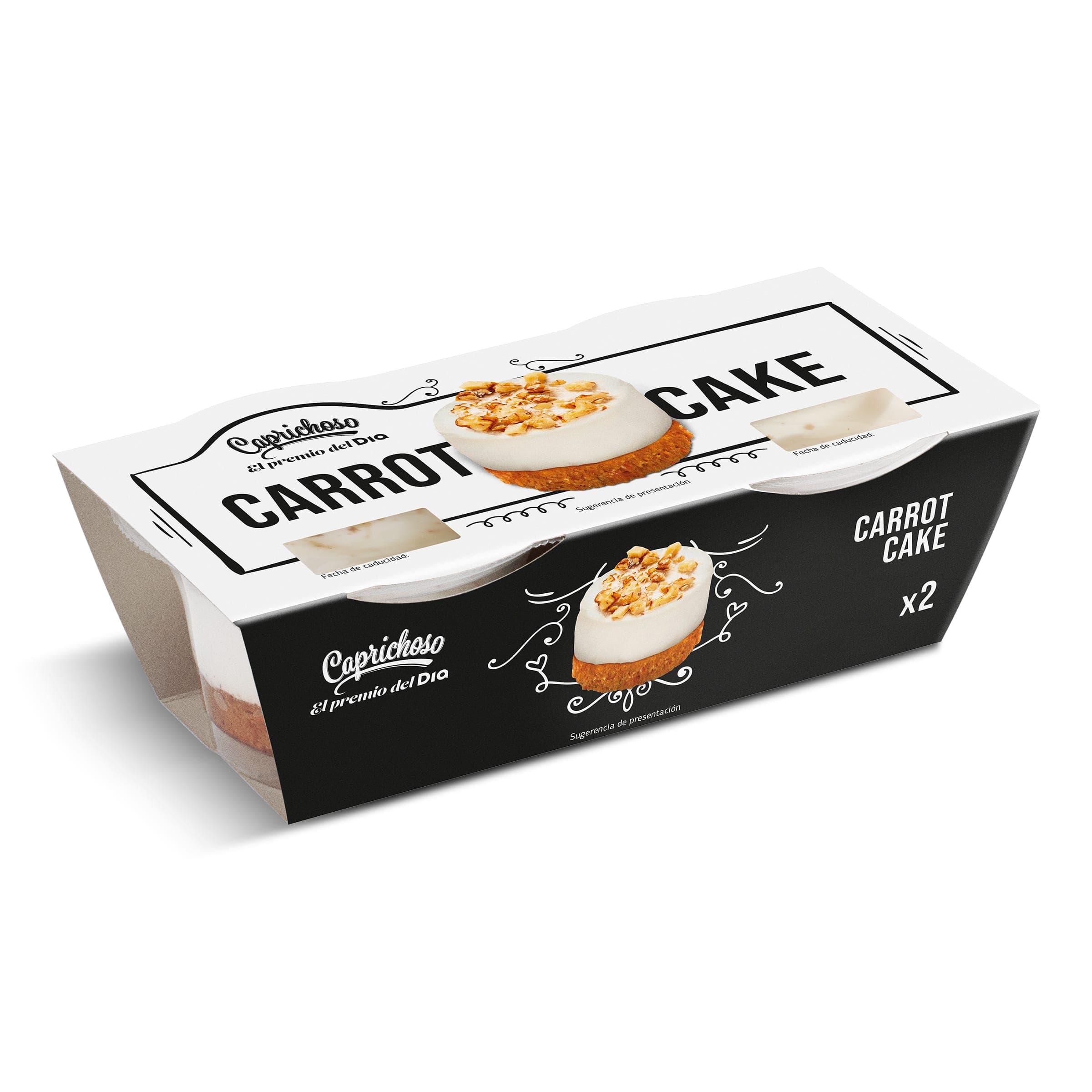 Carrot cake Dia Caprichoso pack 2 x 90 g