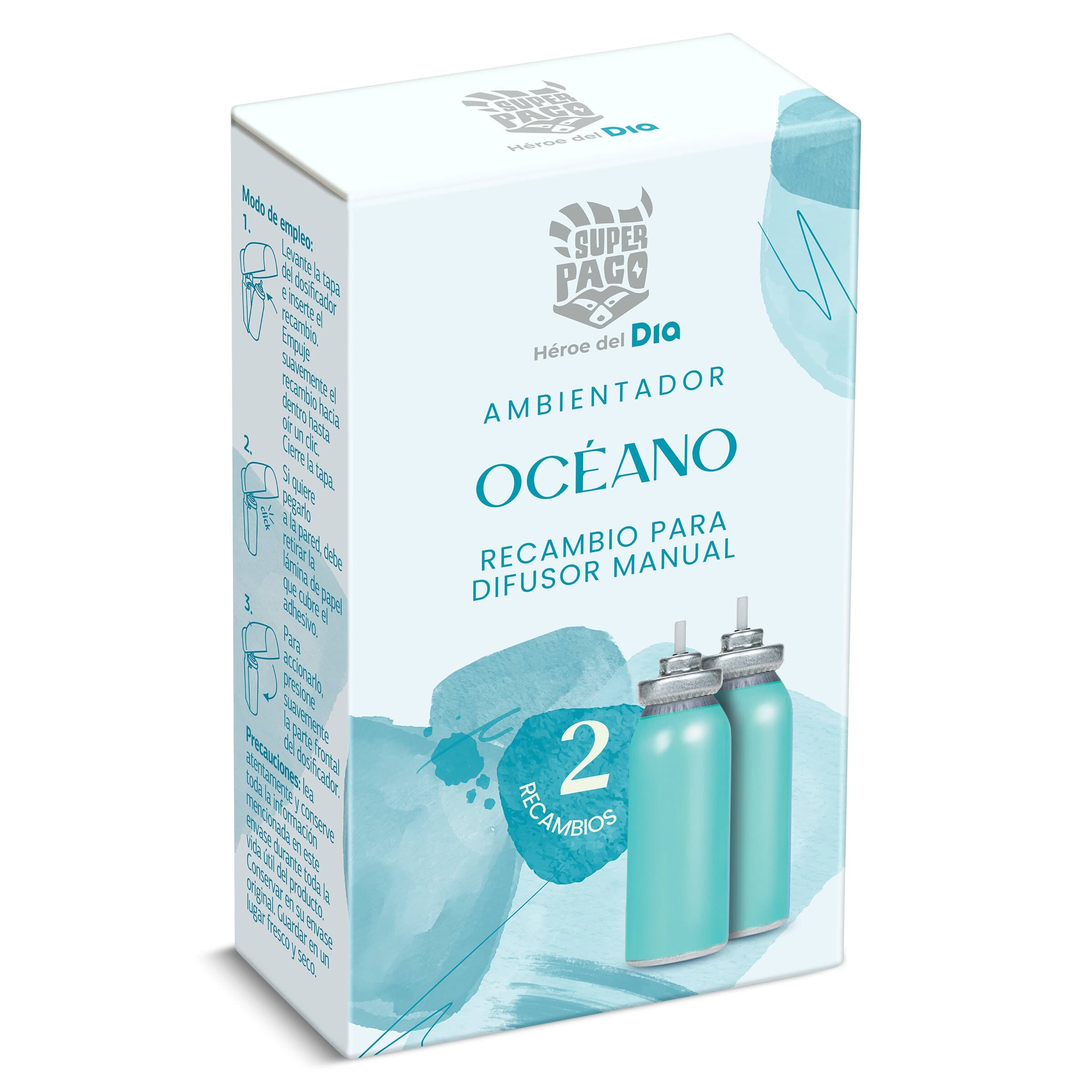 Ambientador océano recambio Super Paco de Dia caja 2 unidades