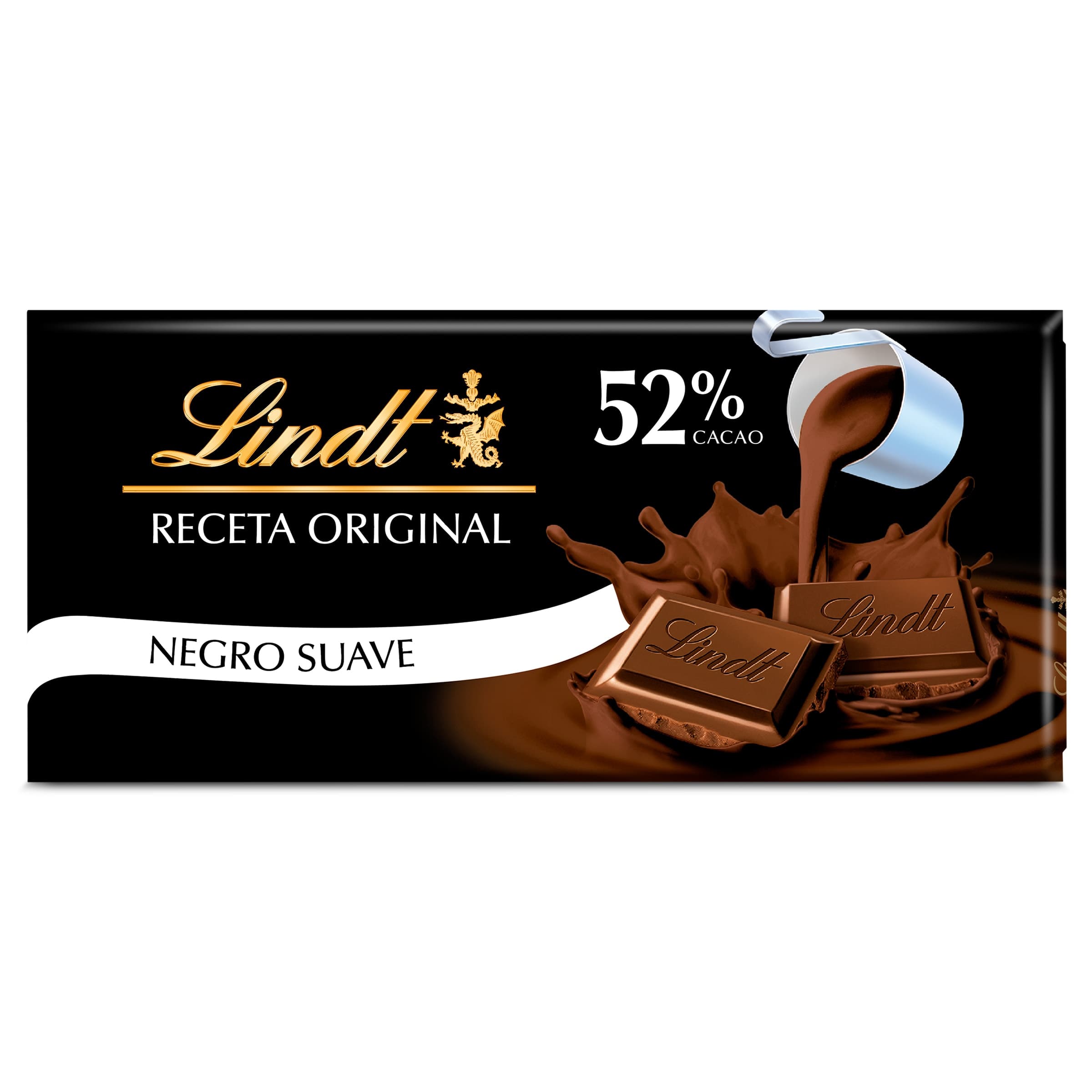 Chocolate negro 52% cacao Lindt 100 g